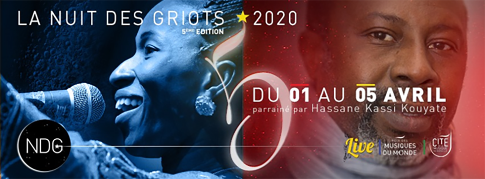 bannière Festival La Nuit Des Griots NDG 2020 Marseille