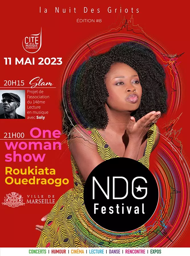 ROUKIATA OUEGDRAOGO Festival La Nuit Des Griots NDG 2023 Marseille