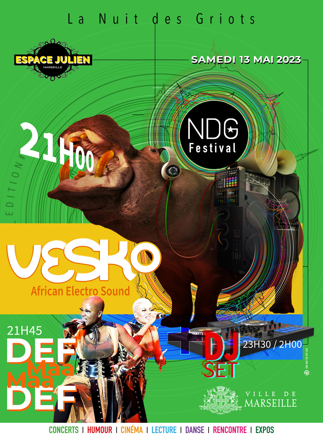 VESKO Festival La Nuit Des Griots NDG 2023 Marseille