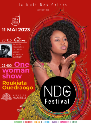 Affiche 3 Festival La Nuit Des Griots NDG 2023 Marseille
