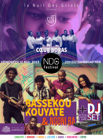 Affiche 4 Festival La Nuit Des Griots NDG 2023 Marseille